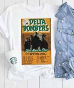 Poster the delta bombers neon sounds tour 2023 shirt