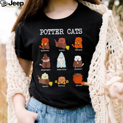 Potter cats Hermeowne Porter Rawnald shirt