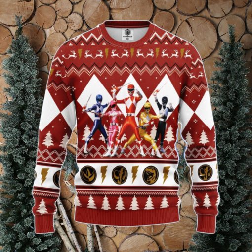 Power Ranger Red Ugly Christmas Sweater Amazing Gift Men And Women Christmas Gift