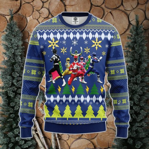 Power Rangers Amazing Gift Ugly Christmas 3D Sweater Christmas Gift For Men And Women