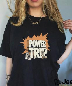 Power Trip Hand Drawn Rock Logo T shirt