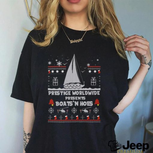 Prestige Worldwide Presents Boats ‘N Hoes Ugly Christmas shirt