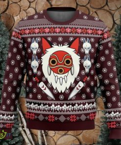 Princess Mononoke Cute Ugly Christmas Sweater Christmas Gift For Family