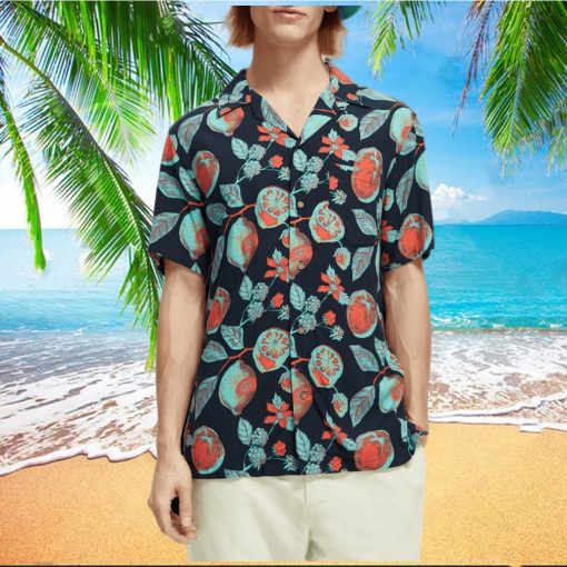 Printed camp hawaiian shirt