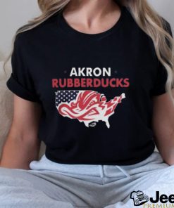 Product akron Rubberducks Usa 4Th Of July shirt
