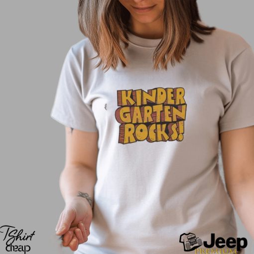 Product kindergarten rocks back to school shirt