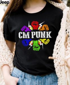 Professional Wrestler CM Punk Pride shirt