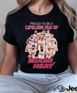 Proud To Be A Lifelong Fan Of Miami Heat 2023 Signatures Shirt