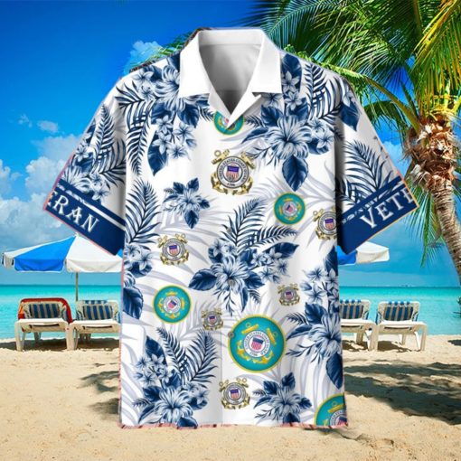 Proud US Coast Guard Hawaiian Shirt Veteran