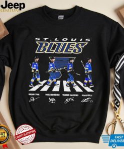 St Louis Blues Team 2022 Abbey Road Signature Shirt