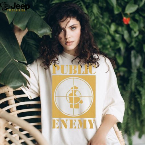 Public enemy sniper logo shirt