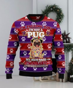 Pug Baby Ugly Christmas Sweater Gift Men Women