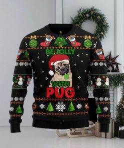 Pug Be Jolly Ugly Christmas Sweater Gift Men Women