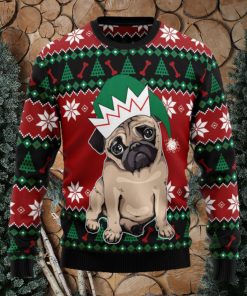 Pug Cute Ugly Christmas Sweater Thankgiving Gift Men Women