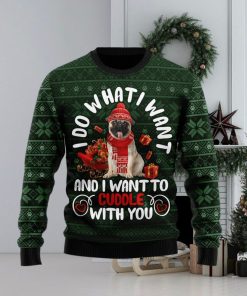 Pug I Want Ugly Christmas Sweater Gift Men Women