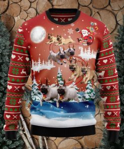 Pug Reindeer Ugly Christmas Sweater Thankgiving Gift Men Women