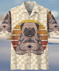 Pug Tan Nice Design Unisex Hawaiian Shirt