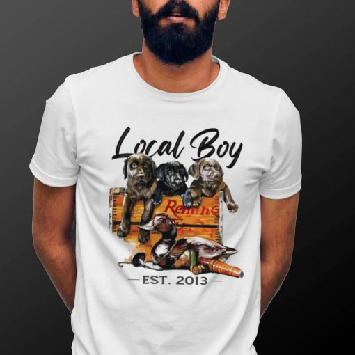 Pups and Duck local boy 2013 retro shirt