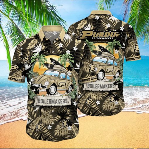 Purdue Boilermakers NCAA Hawaiian Shirt Hammockstime Aloha Shirt