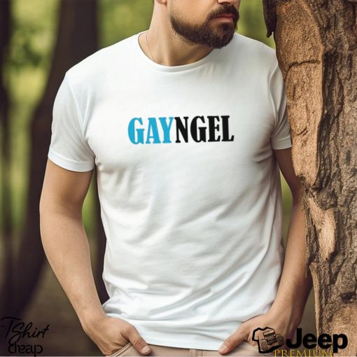 Purgatory Cons Wearing Gayngel Shirt