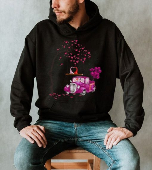 Purple Car Drives Love On Valentine Day Costume Shirt