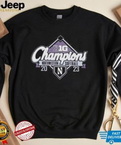 Purple Northwestern Wildcats 2023 Big Ten Softball Regular Season Champions shirt