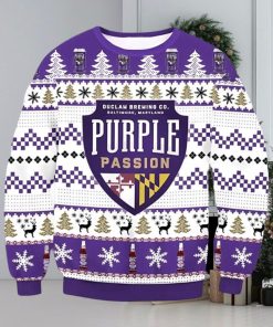 Purple Passion Beer Ugly Christmas Sweater, Gift for Christmas Holiday