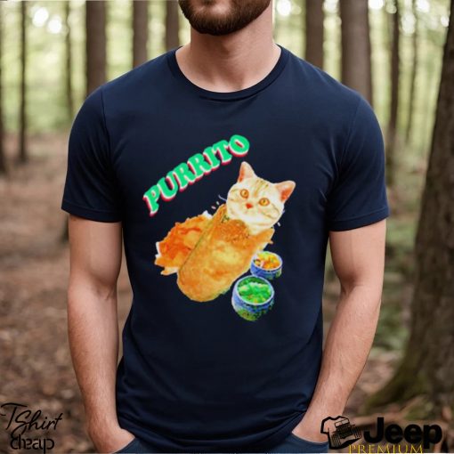 Purrito cat burrito shirt