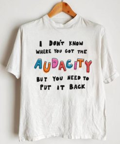 Put It Back Tee Ethically Made T Shirt