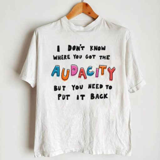 Put It Back Tee Ethically Made T Shirt