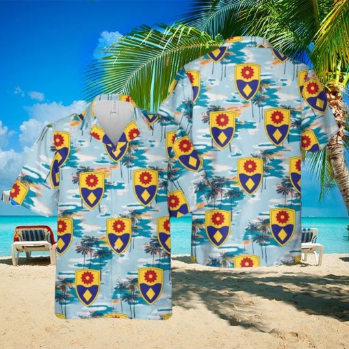 49th Military Police Brigade California Summer Beach Gift 3D Hawaiian Shirt
