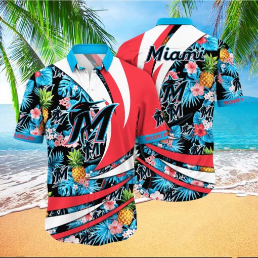 Miami Marlins MLB Hawaiian Shirt Heat Aloha Shirt