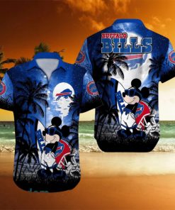 Buffalo Bills NFL Team Logo Baby Yoda Hawaiian Shirt