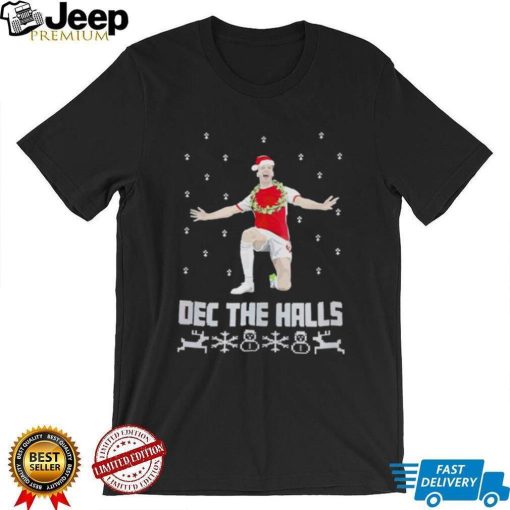 Santa Declan Rice Dec the Halls Christmas shirt