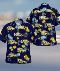 Quality Care Ambulance Marion Indiana 3D Hawaiian Shirt