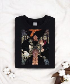 Quality Itadori Yuji x Ryomen Sukuna x Gojo Satoru x Kenjaku Jujutsu Kaisen Mandala Style T Shirt