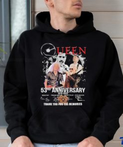 Queen 53rd Anniversary 1970 2023 signatures shirt