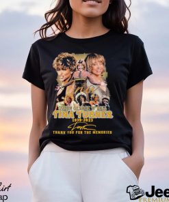 Queen of Rock N Roll Tina Turner 1939 2023 signature shirt