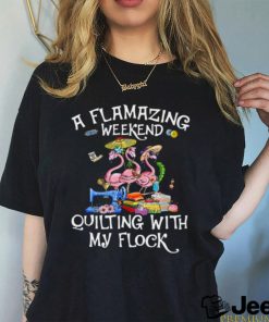 Quilting with my flock Classic T Shirt