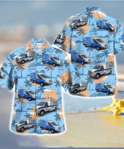 Quincy Massachusetts Fallon EMS Hawaiian Shirt