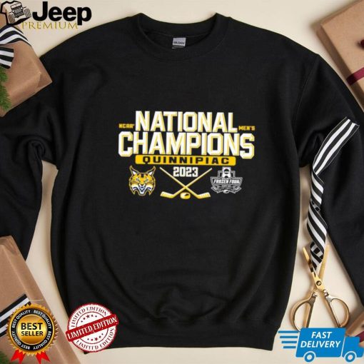 Quinnipiac Bobcats 2023 NCAA Men’s Ice Hockey National Champions Bracket shirt