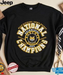 Quinnipiac Bobcats 2023 NCAA Men’s Ice Hockey National Champions Top Rung shirt