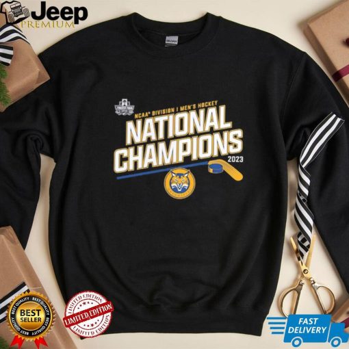 Quinnipiac Bobcats 2023 NCAA Men’s Ice Hockey National Champions shirt