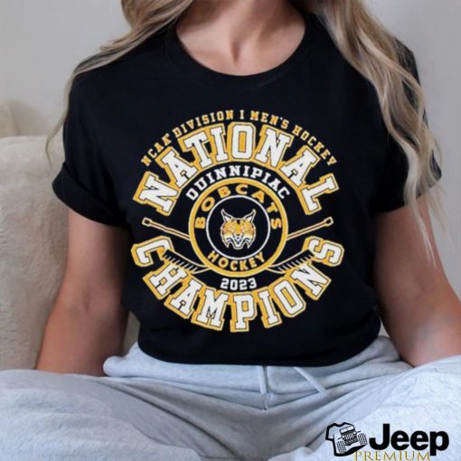 Quinnipiac Bobcats Hockey 2023 National Champions Ncaa Division I Shirt