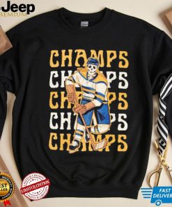 Quinnipiac Bobcats skeleton champs shirt