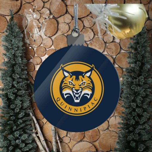 Quinnipiac University Primary Logo Acrylic Christmas Tree Holiday Ornament