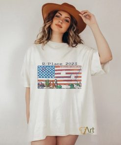 R Place 2023 R Americanflaginplace Shirt