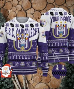 R.S.C. Anderlecht 3D Ugly Christmas Sweater Christmas Holiday Gift Custom Name For Men And Women