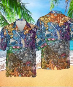 RAINBOW EPIC POKEMON HAWAIIAN SHIRT