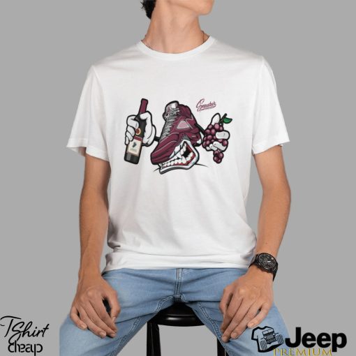 RETRO 5 BURGUNDY FLY KICKS SHIRT